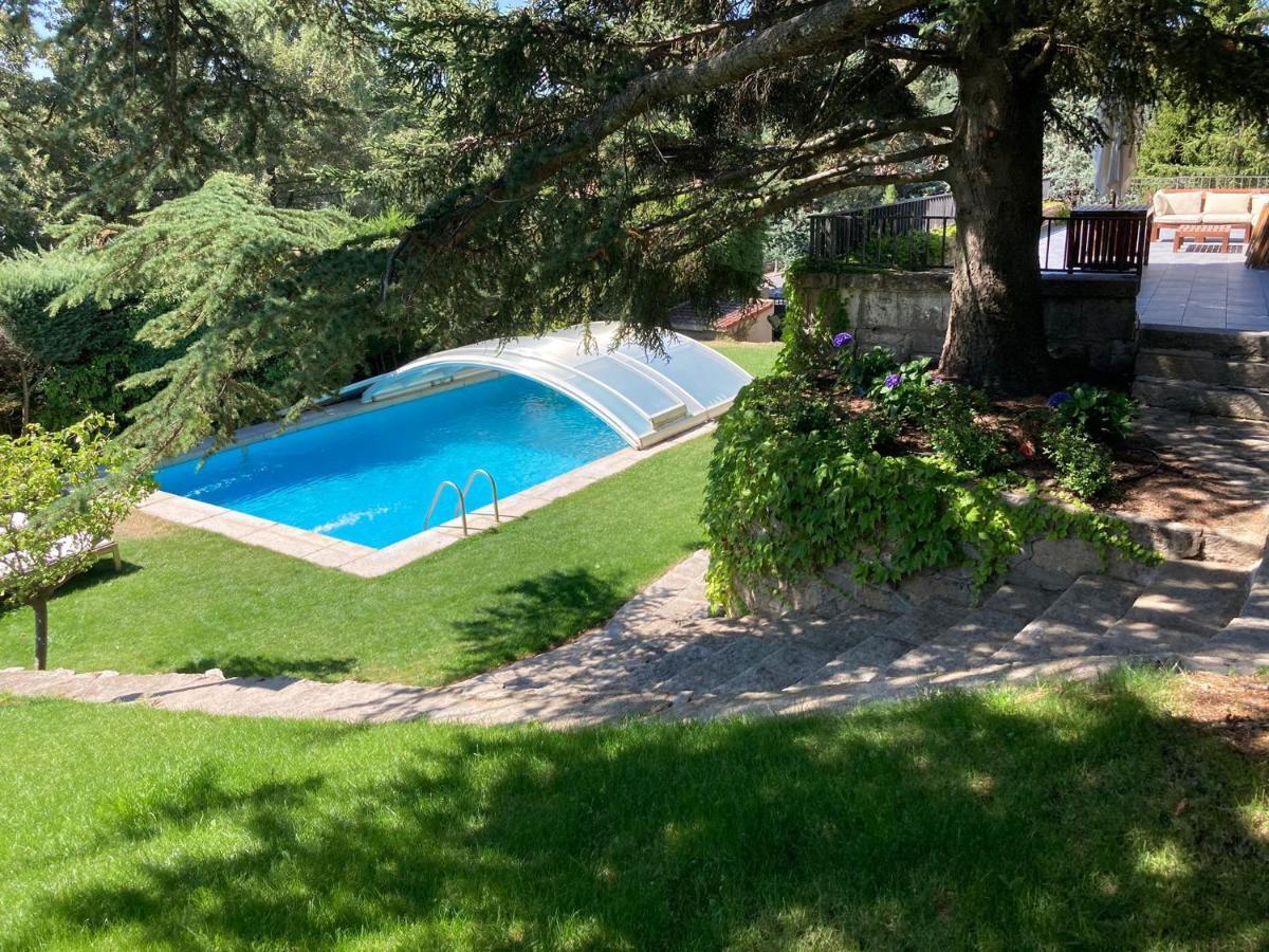 Los Cedros, Gran Chalet Con Piscina Y Apartamento En 나바쎄라다 외부 사진